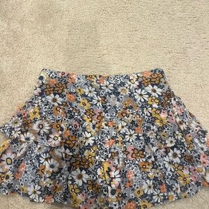 American Eagle Floral Patterned Skirt